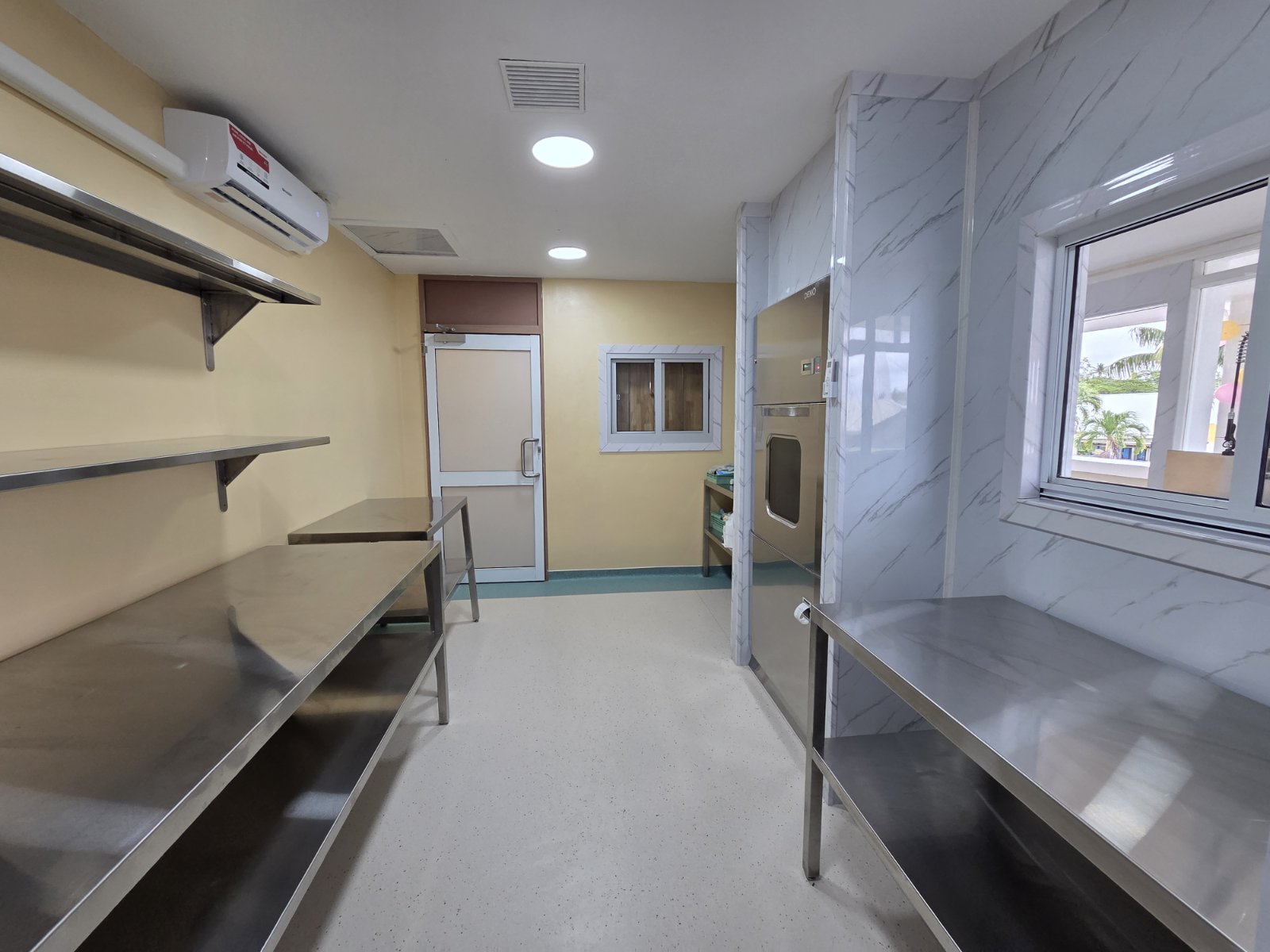 The upgraded CSSD clean room at Vaiola Hospital